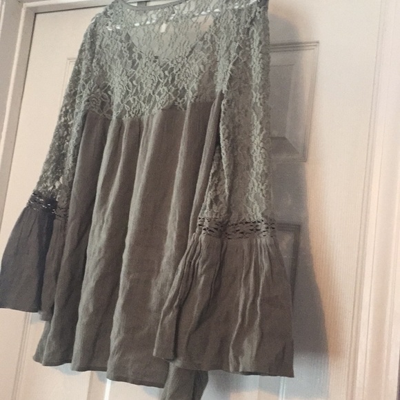 Mudd Olive Green size M shirt - Picture 6 of 7